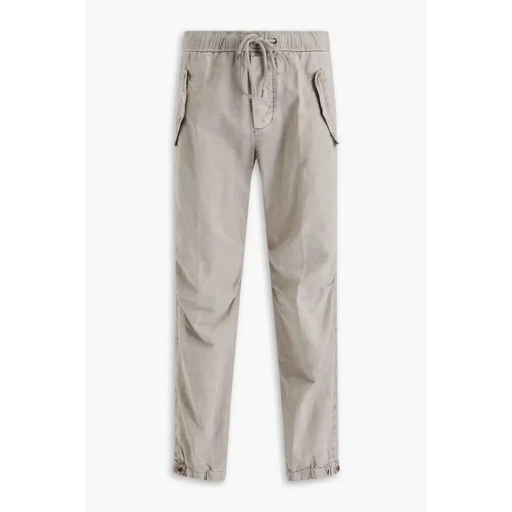 James Perse Mens Flight Pant Cropped Cotton Hemp Medium Beige Jogger Casual - Picture 7 of 7